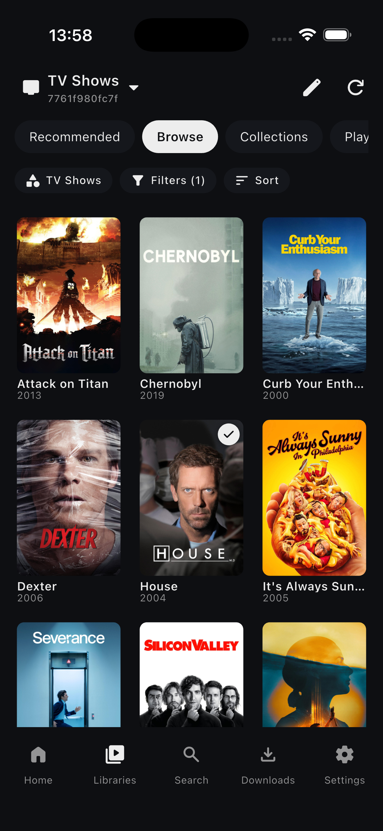 iOS Library - Media collection view